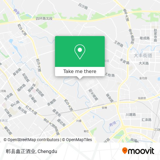 郫县鑫正酒业 map