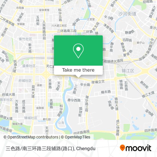 三色路/南三环路三段辅路(路口) map