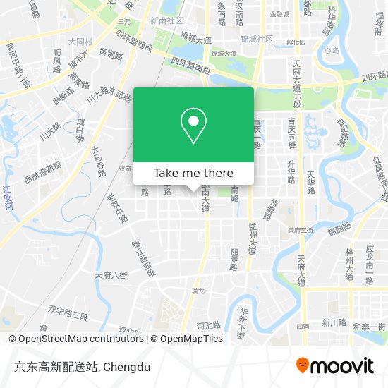 京东高新配送站 map