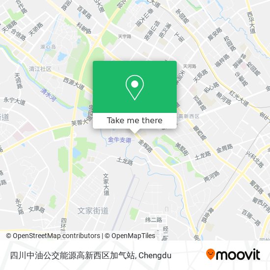 四川中油公交能源高新西区加气站 map