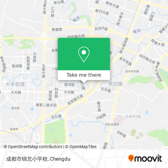 成都市锦北小学校 map
