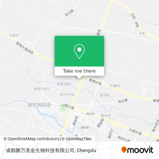 成都鹏万圣金生物科技有限公司 map