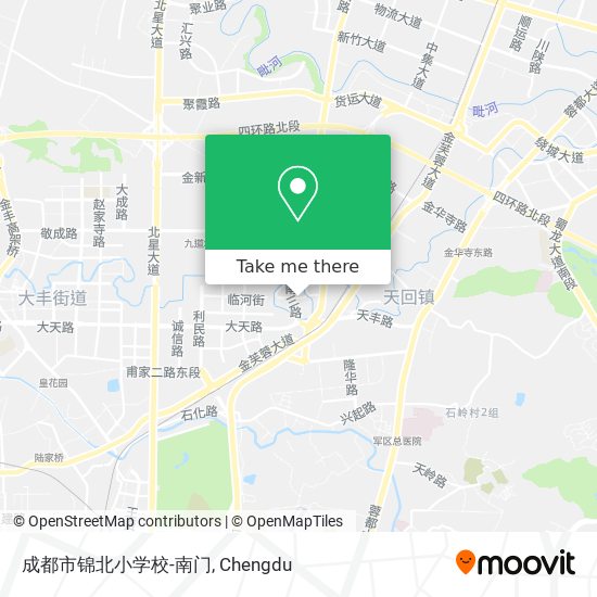 成都市锦北小学校-南门 map