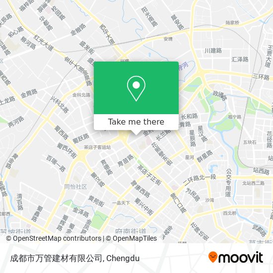 成都市万管建材有限公司 map