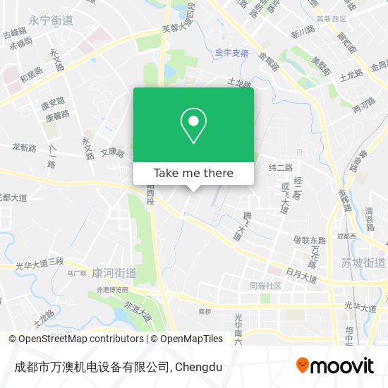 成都市万澳机电设备有限公司 map