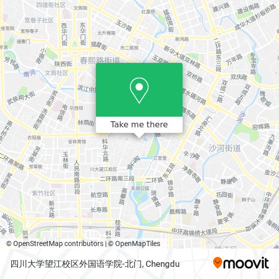 四川大学望江校区外国语学院-北门 map