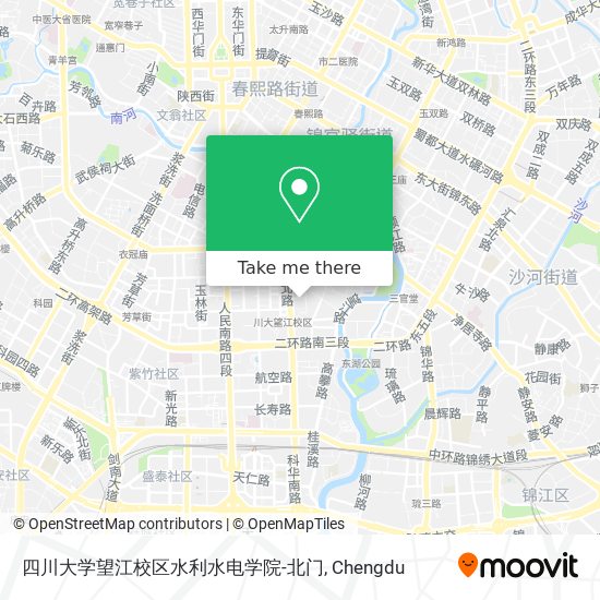 四川大学望江校区水利水电学院-北门 map