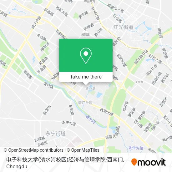 电子科技大学(清水河校区)经济与管理学院-西南门 map