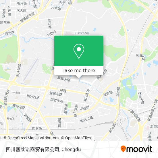 四川塞莱诺商贸有限公司 map