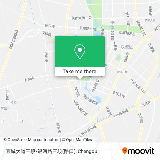 宜城大道三段/银河路三段(路口) map