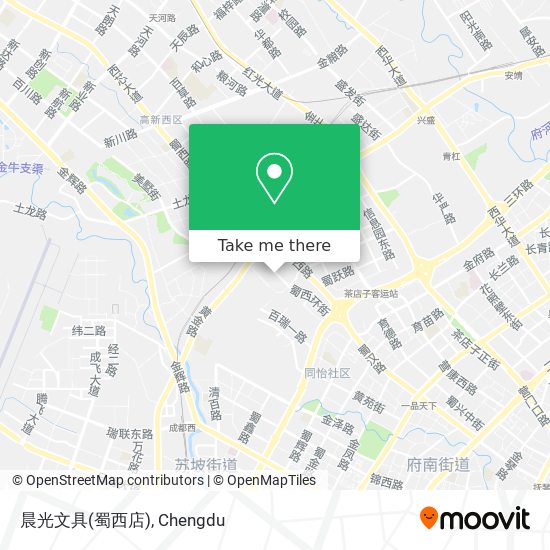 晨光文具(蜀西店) map