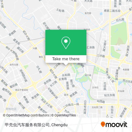甲壳虫汽车服务有限公司 map
