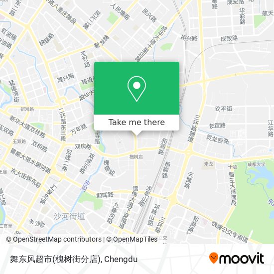 舞东风超市(槐树街分店) map