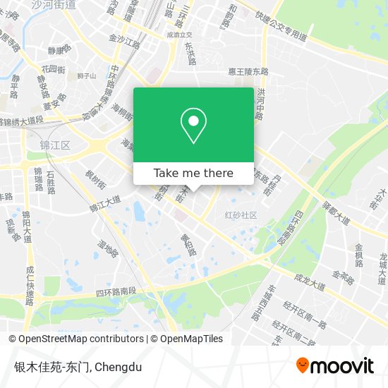 银木佳苑-东门 map