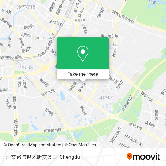 海棠路与银木街交叉口 map