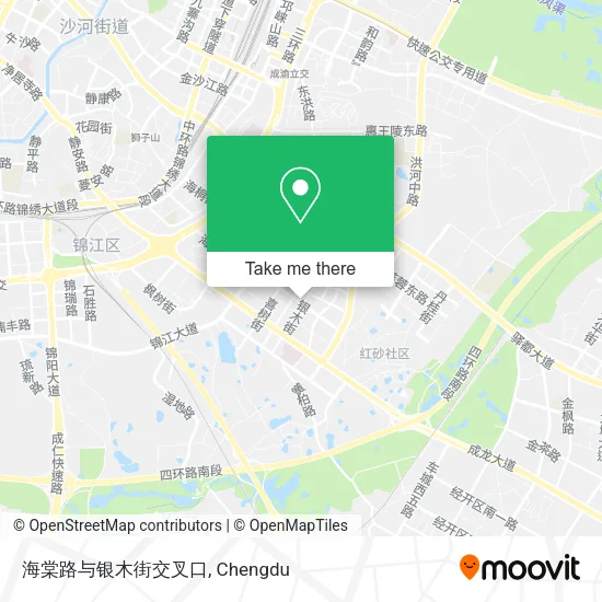 海棠路与银木街交叉口 map