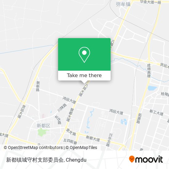 新都镇城守村支部委员会 map