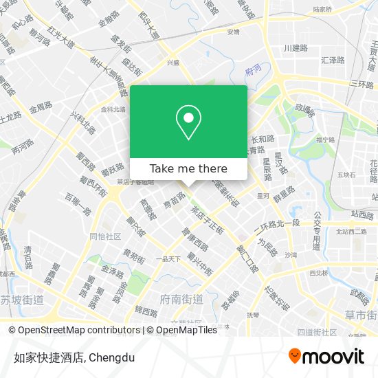 如家快捷酒店 map