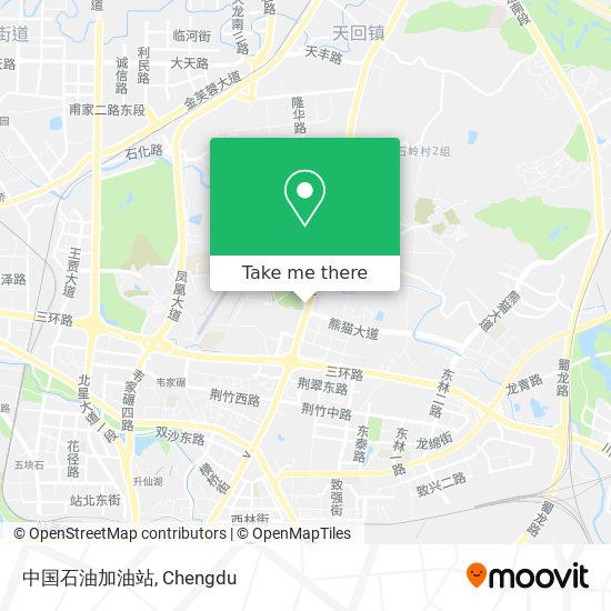 中国石油加油站 map