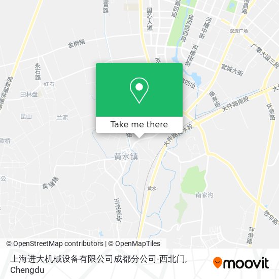 上海进大机械设备有限公司成都分公司-西北门 map