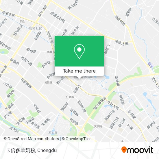 卡倍多羊奶粉 map