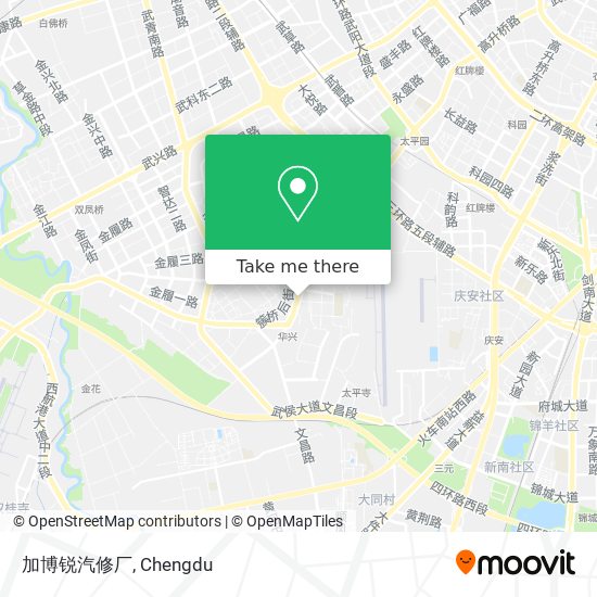 加博锐汽修厂 map