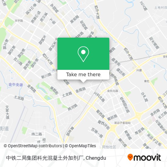 中铁二局集团科光混凝土外加剂厂 map
