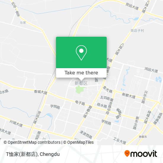 T恤家(新都店) map