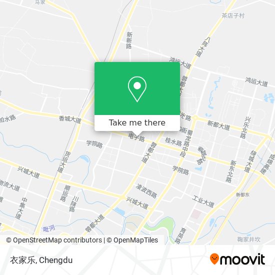 衣家乐 map
