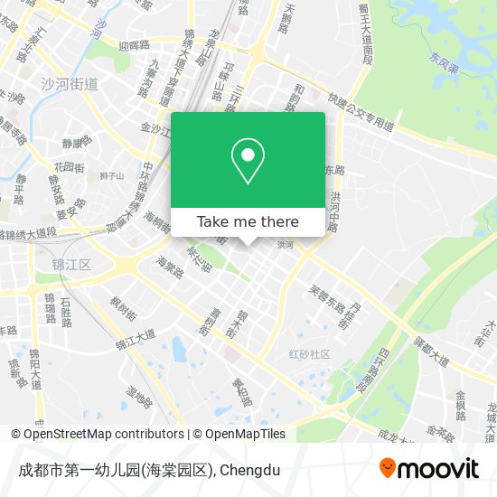 成都市第一幼儿园(海棠园区) map