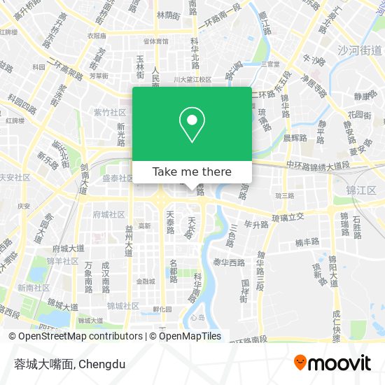 蓉城大嘴面 map