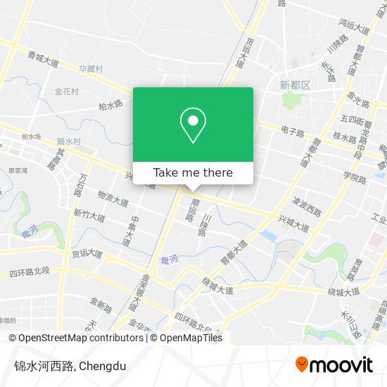 锦水河西路 map