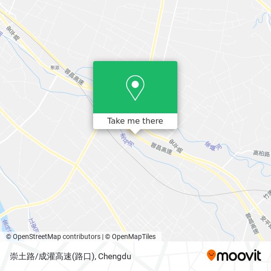 崇土路/成灌高速(路口) map