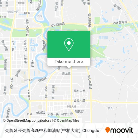 壳牌延长壳牌高新中和加油站(中柏大道) map