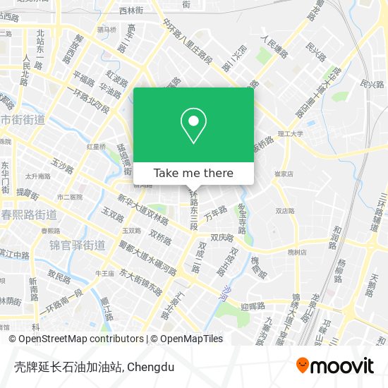 壳牌延长石油加油站 map