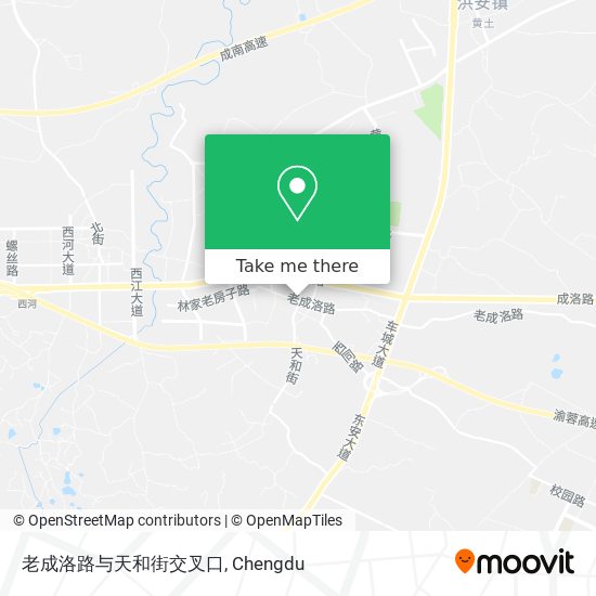 老成洛路与天和街交叉口 map
