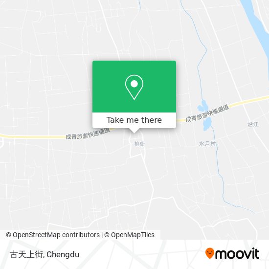 古天上街 map