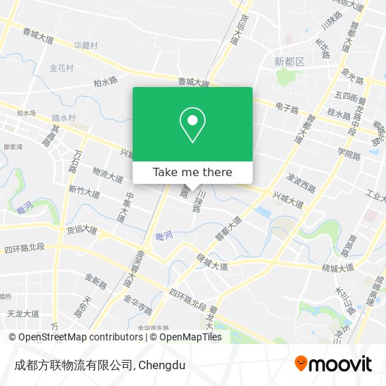 成都方联物流有限公司 map