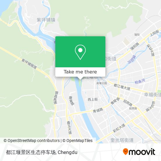 都江堰景区生态停车场 map