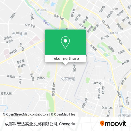 成都科宏达实业发展有限公司 map