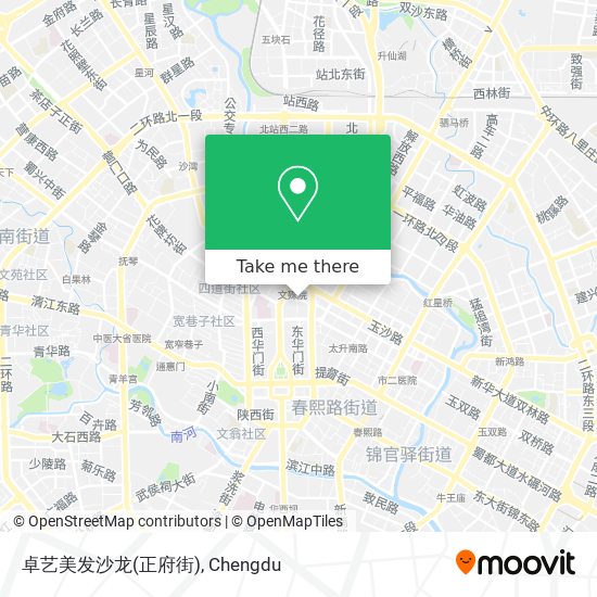 卓艺美发沙龙(正府街) map