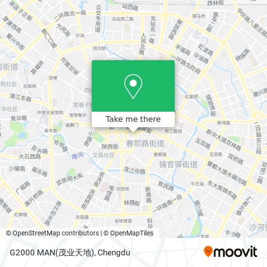 G2000 MAN(茂业天地) map