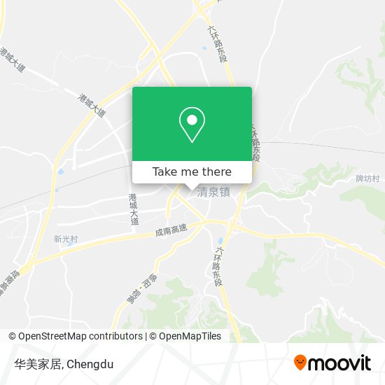 华美家居 map