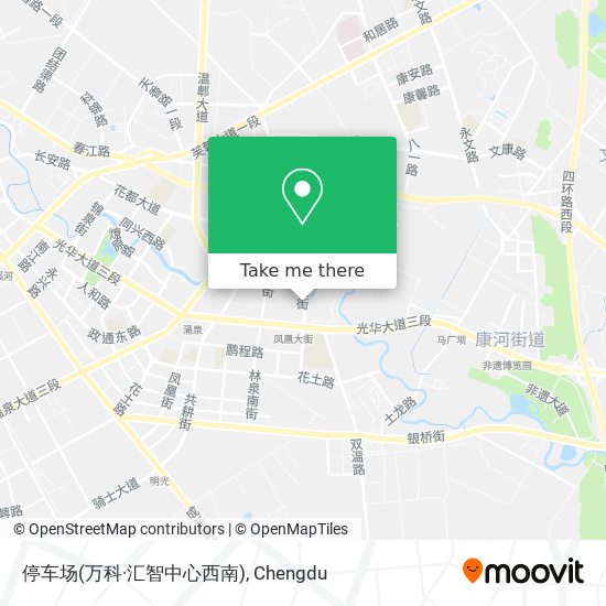 停车场(万科·汇智中心西南) map