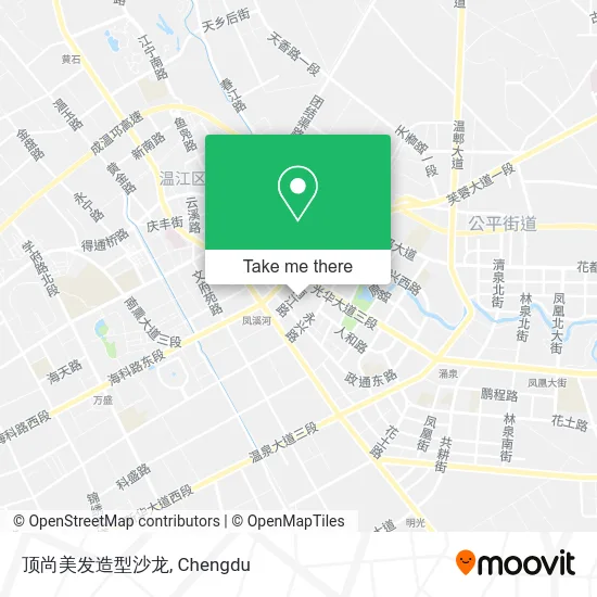 顶尚美发造型沙龙 map