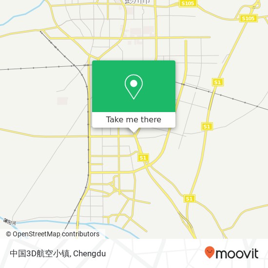 中国3D航空小镇 map