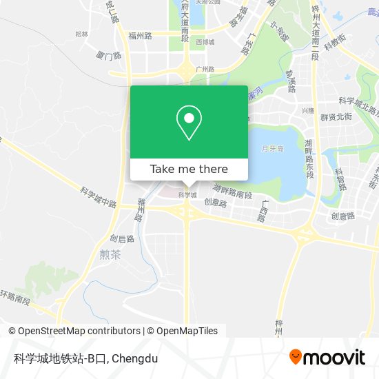 科学城地铁站-B口 map