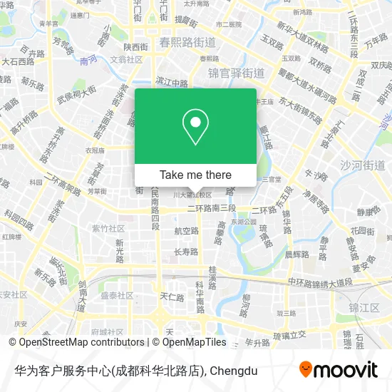 华为客户服务中心(成都科华北路店) map