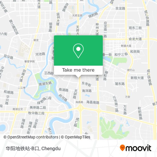 华阳地铁站-B口 map
