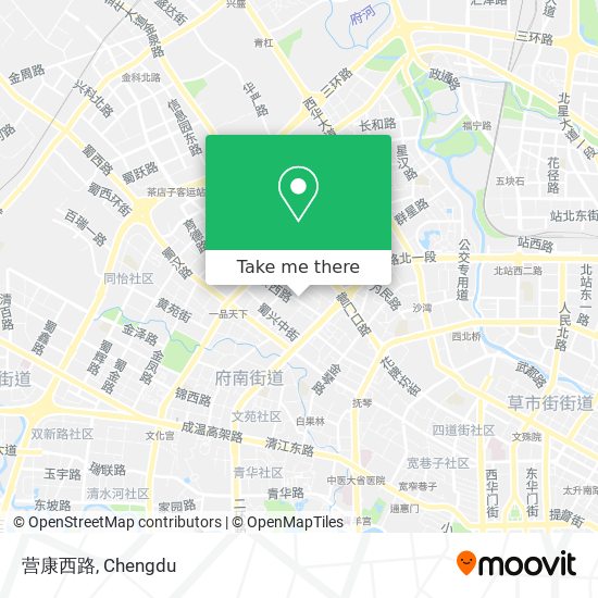 营康西路 map